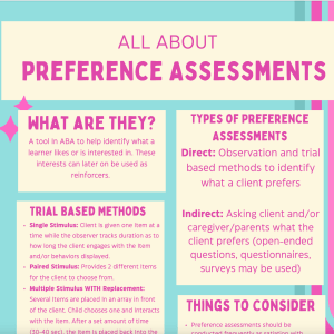 Preference Assessments